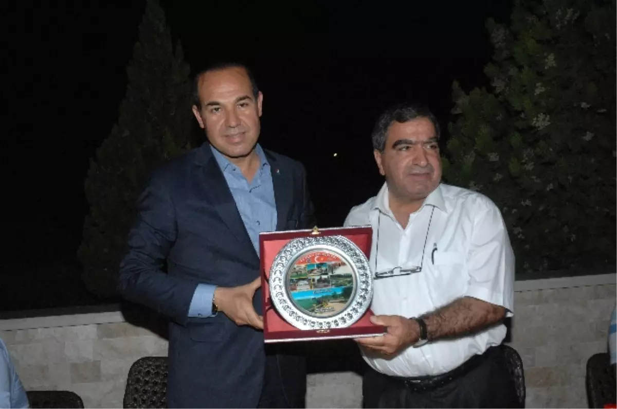 Sözlü'den Müftü Şekerci Onuruna Yemek