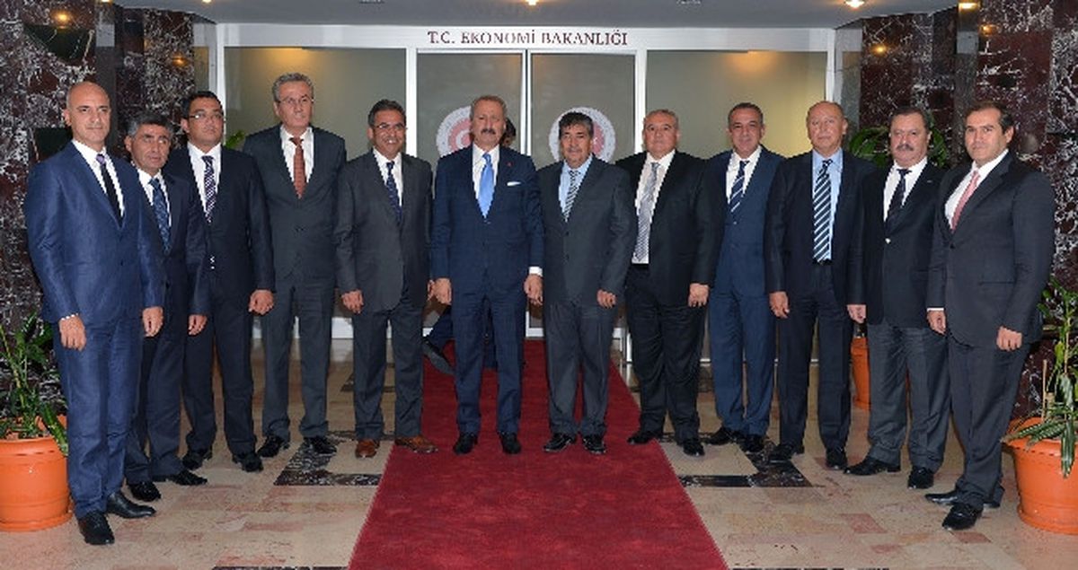 Ekonomi Bakanı Çağlayan, Antalya Ticaret ve Sanayi Odası Yönetim Kurulunu Kabul Etti
