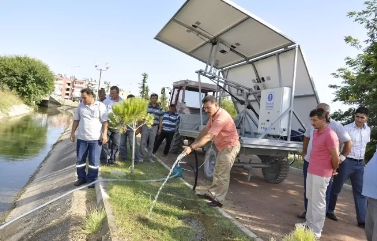 Güneş Enerjisiyle Sulama Yapıyorlar