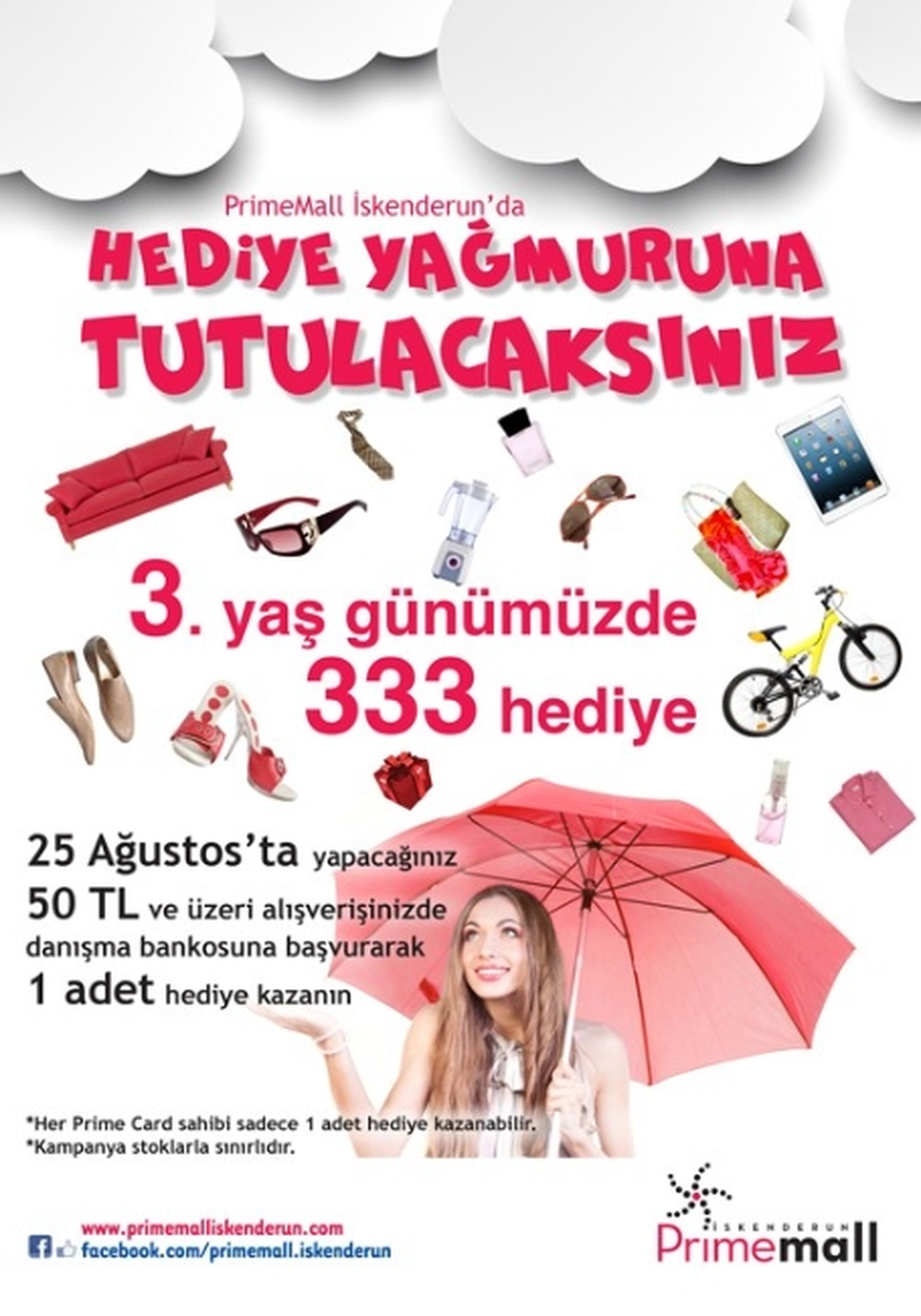 Prıme Mall İskenderun\'dan 3. Yaşında Hediye Yağmuru