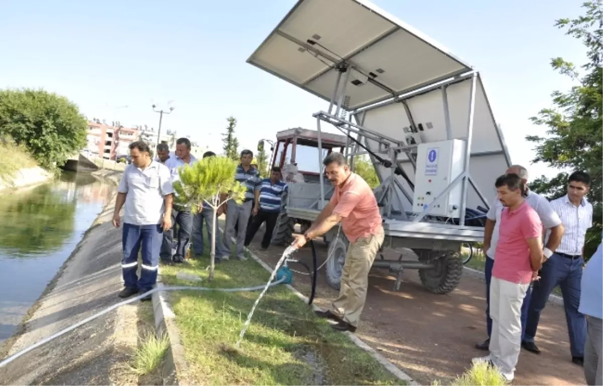 Toroslar\'da Yeşil Alanlar Güneş Enerjisi ile Sulanacak