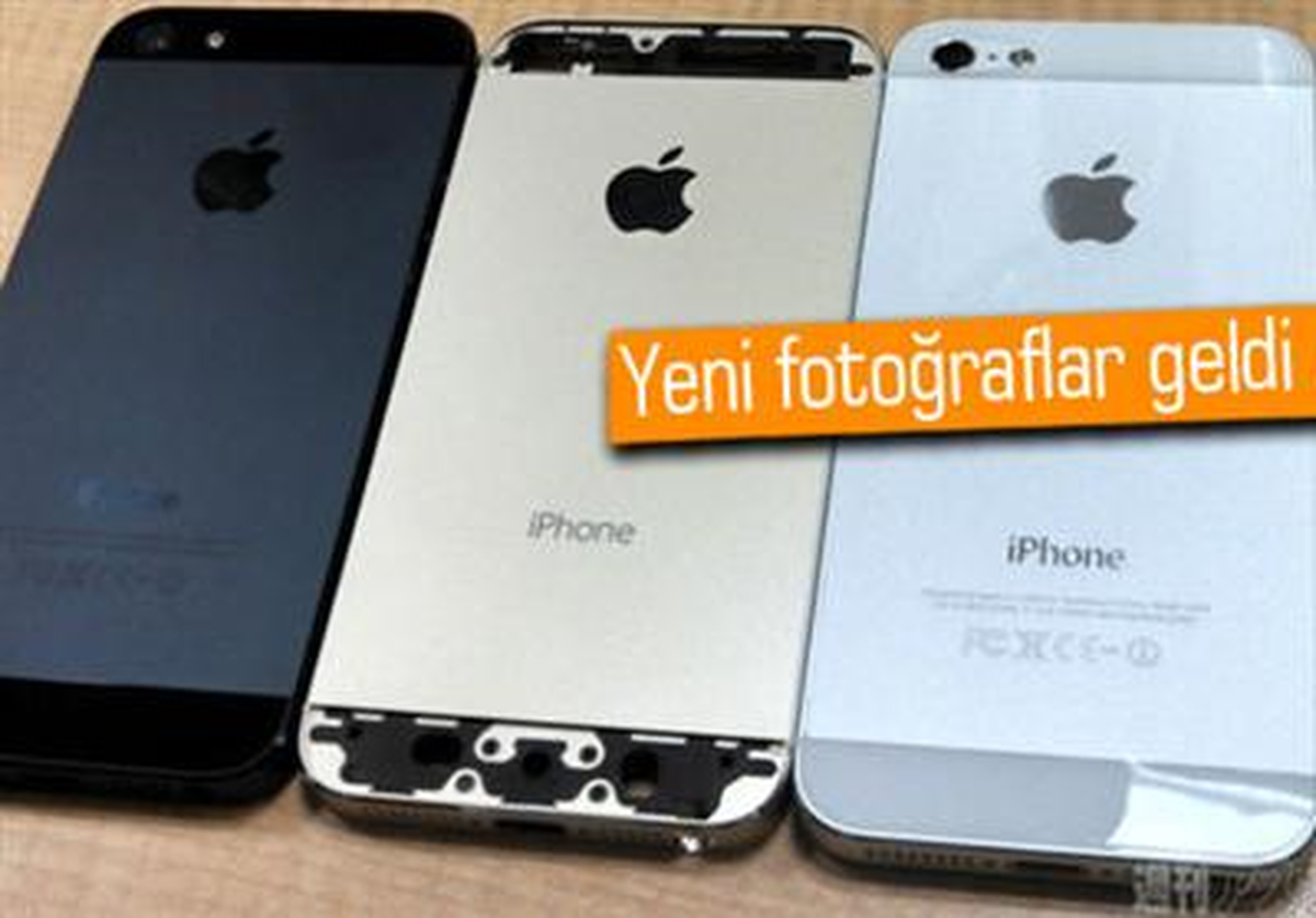 Altın, Gümüş ve Siyah Renkteki İphone 5s'ler Sızdı