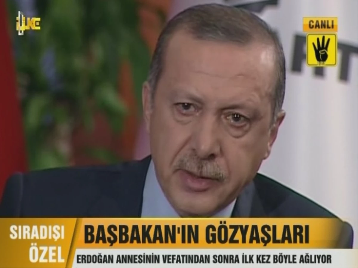 Başbakan Erdoğan Canlı Yayında Ağladı