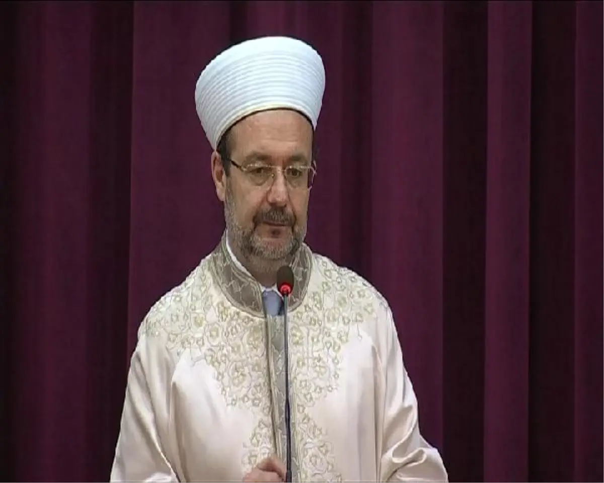 BM\'nin Suriye\'de Cinayetleri Önleyemediğini Belirten Prof.dr.Görmez.