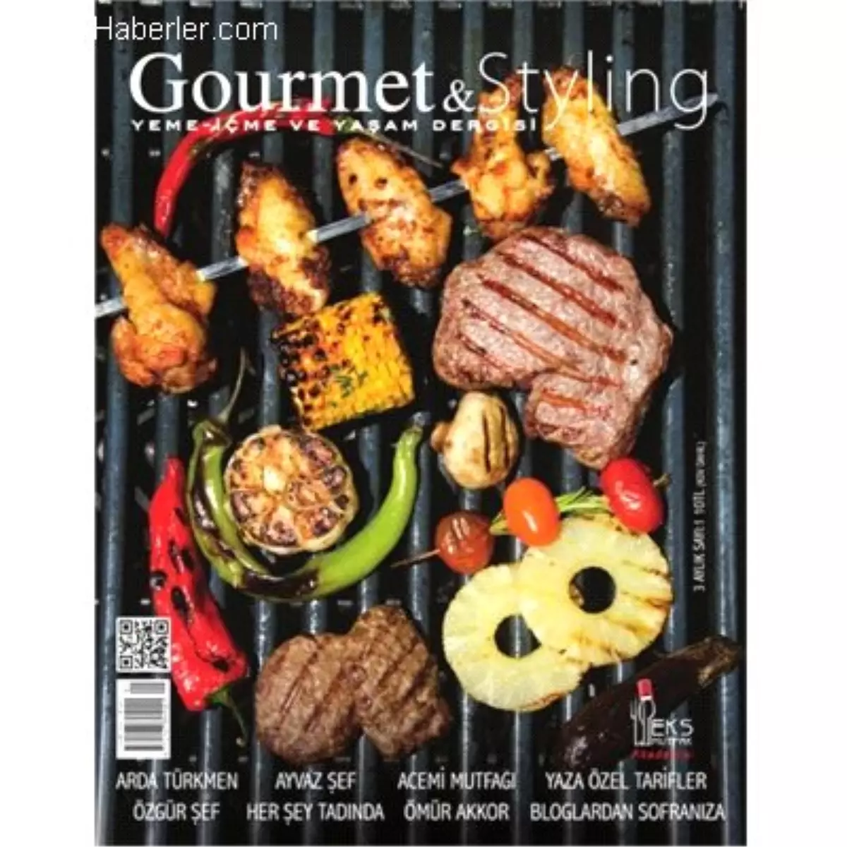 Eks Mutfak Akademisi\'nin Yayıncılığını Yaptığı Gourmet&styling Yeme İçme ve Yaşam Dergisi Tüm...