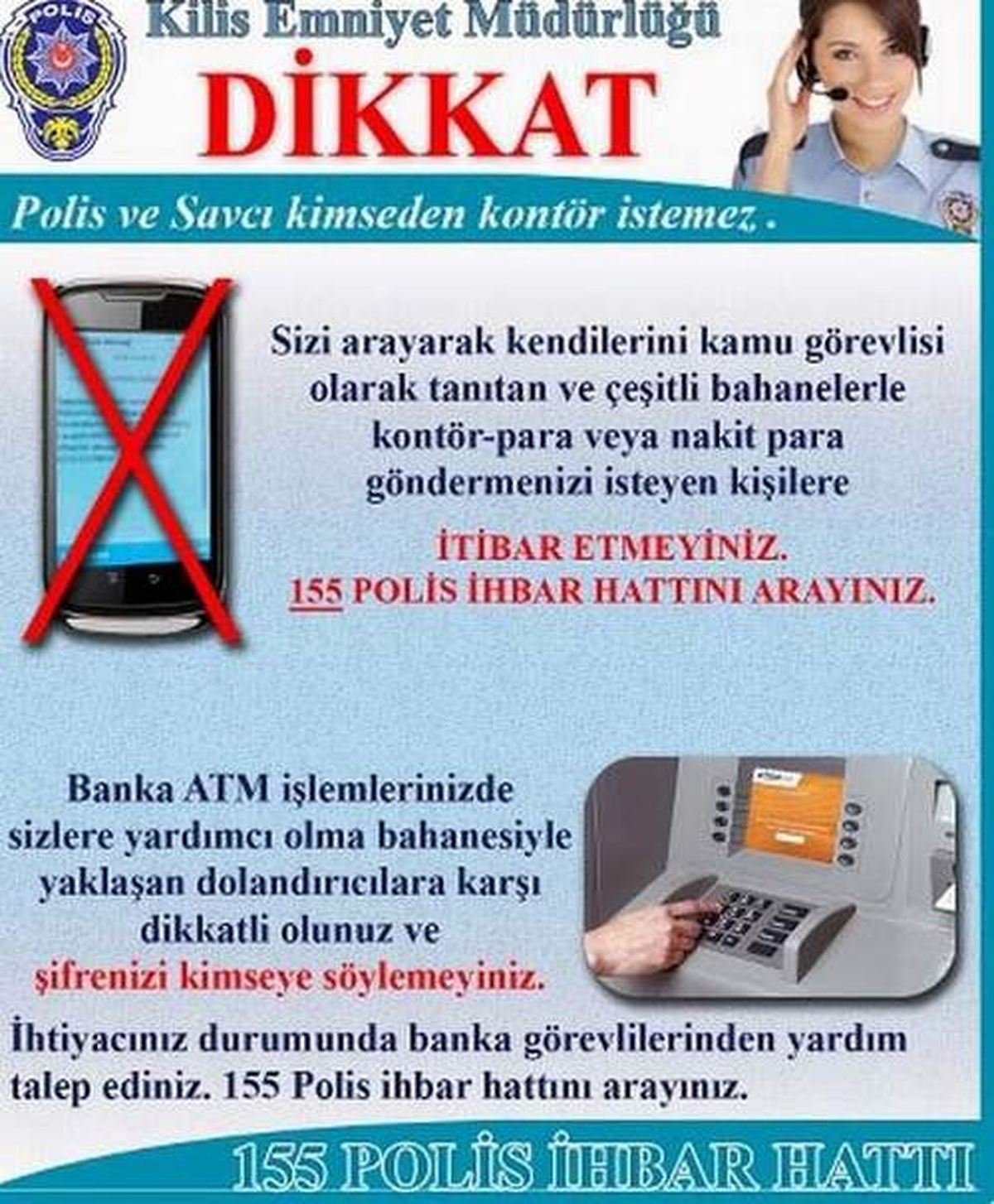 Emniyet Müdürlüğü, Vatandaşları Dolandırıcılara Karşı Uyardı