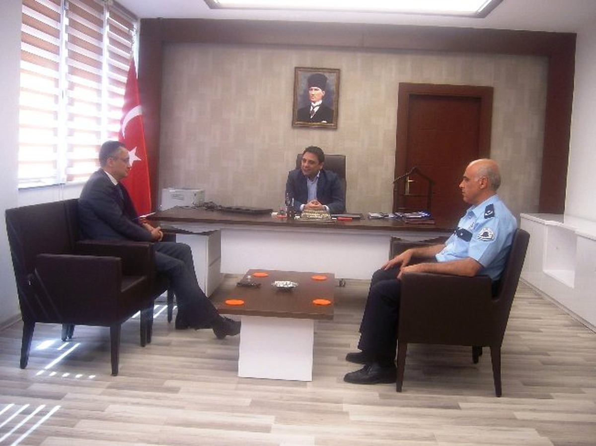 Emniyet Müdürü Aydın, Kaymakam Şahin\'i Ziyaret Etti