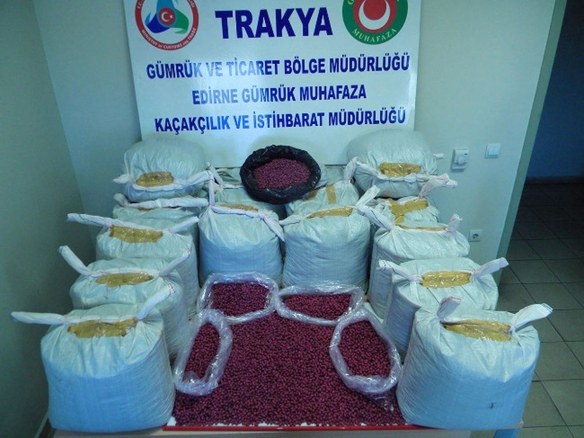 Kapıkule\'de, Palmiye Tohumu Ele Geçirildi