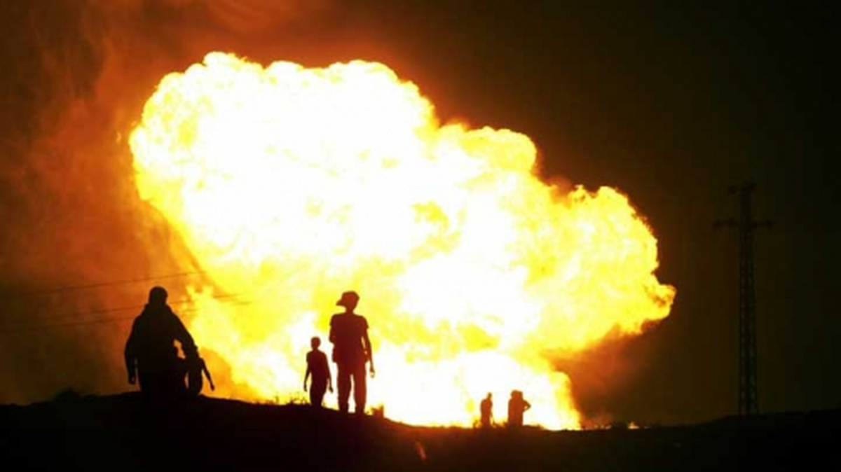 Kuzey Irak - Türkiye Boru Hattına Bombalı Saldırı