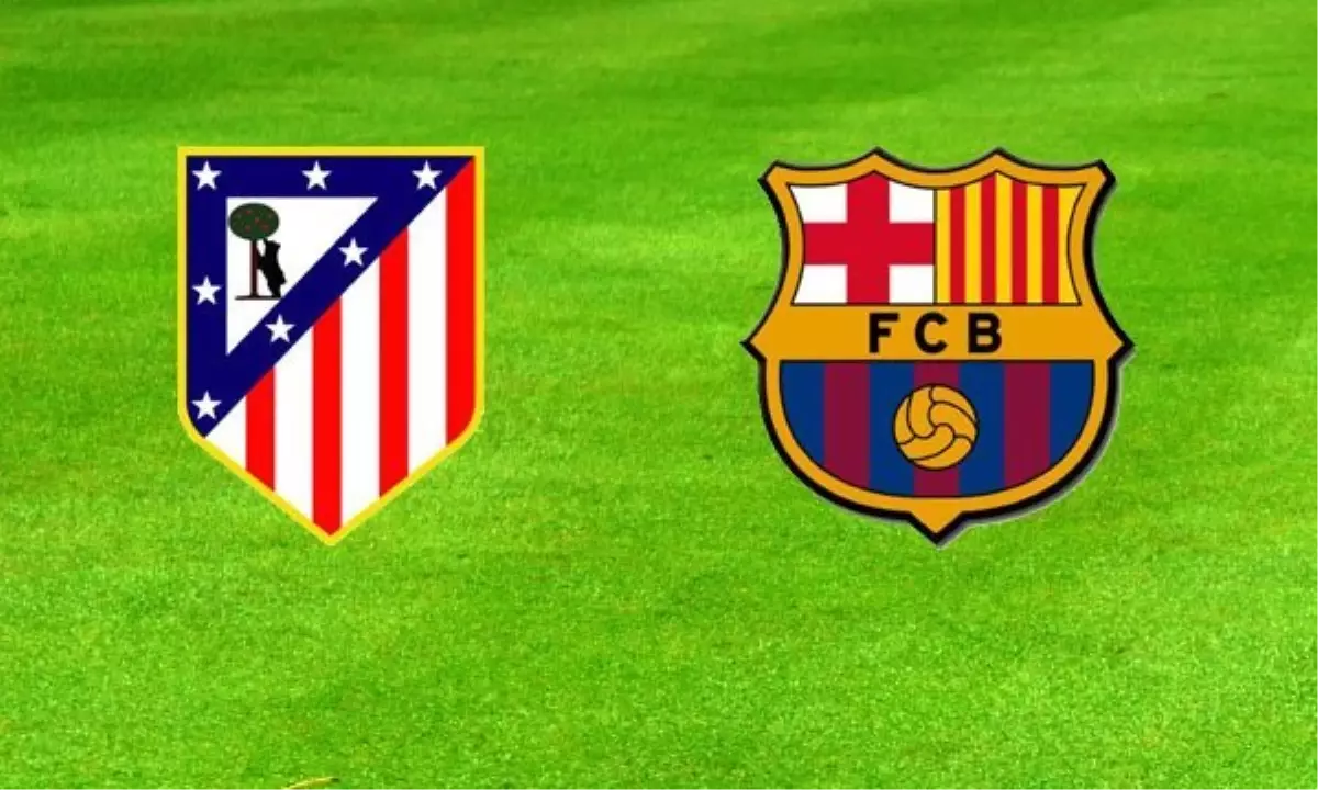 Atletico Madrid ile Barcelona 1-1 Berabere Kaldı