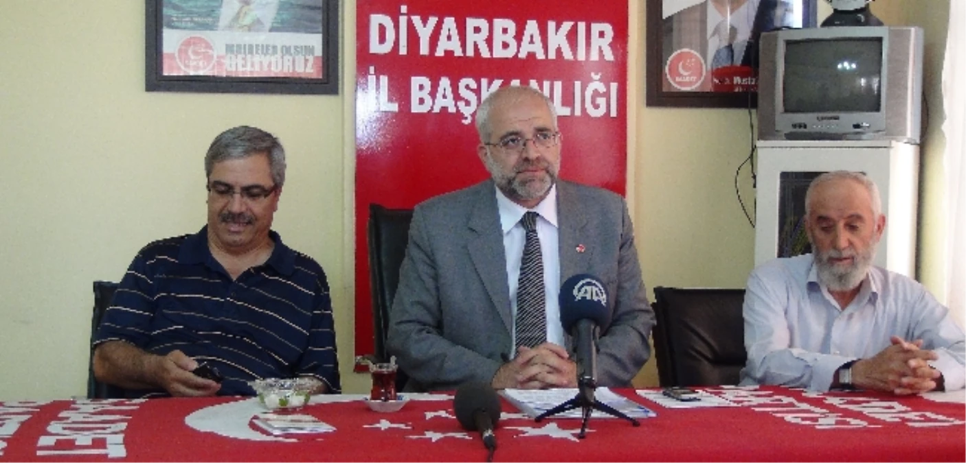 Sp Diyarbakır İl Başkanı Bozan\'dan Gündeme İlişkin Açıklama