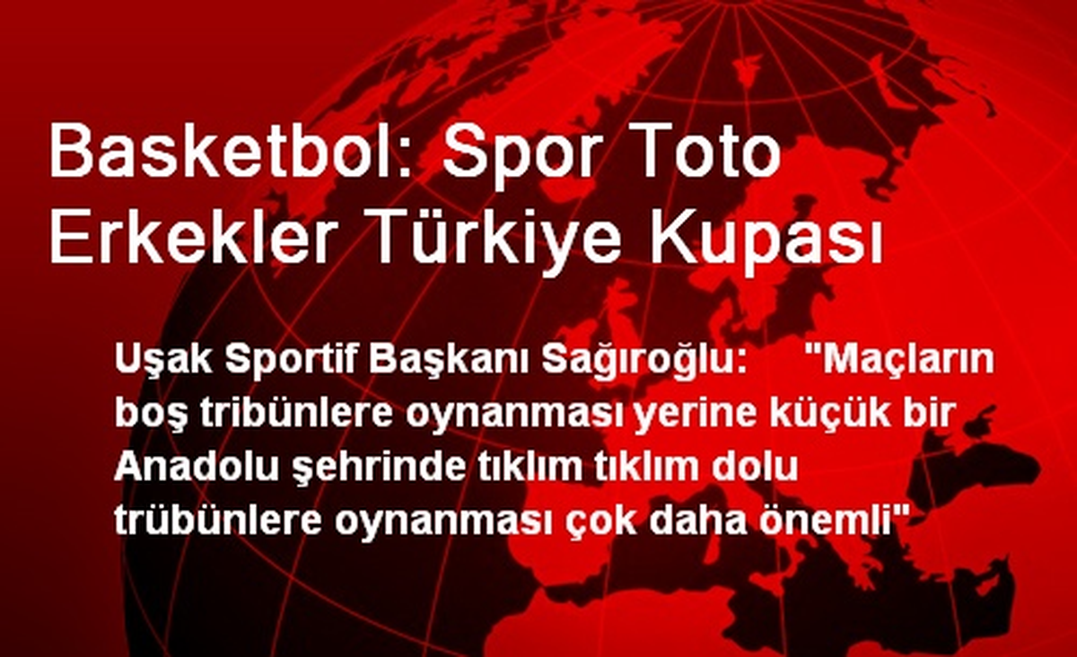 Basketbol: Spor Toto Erkekler Türkiye Kupası