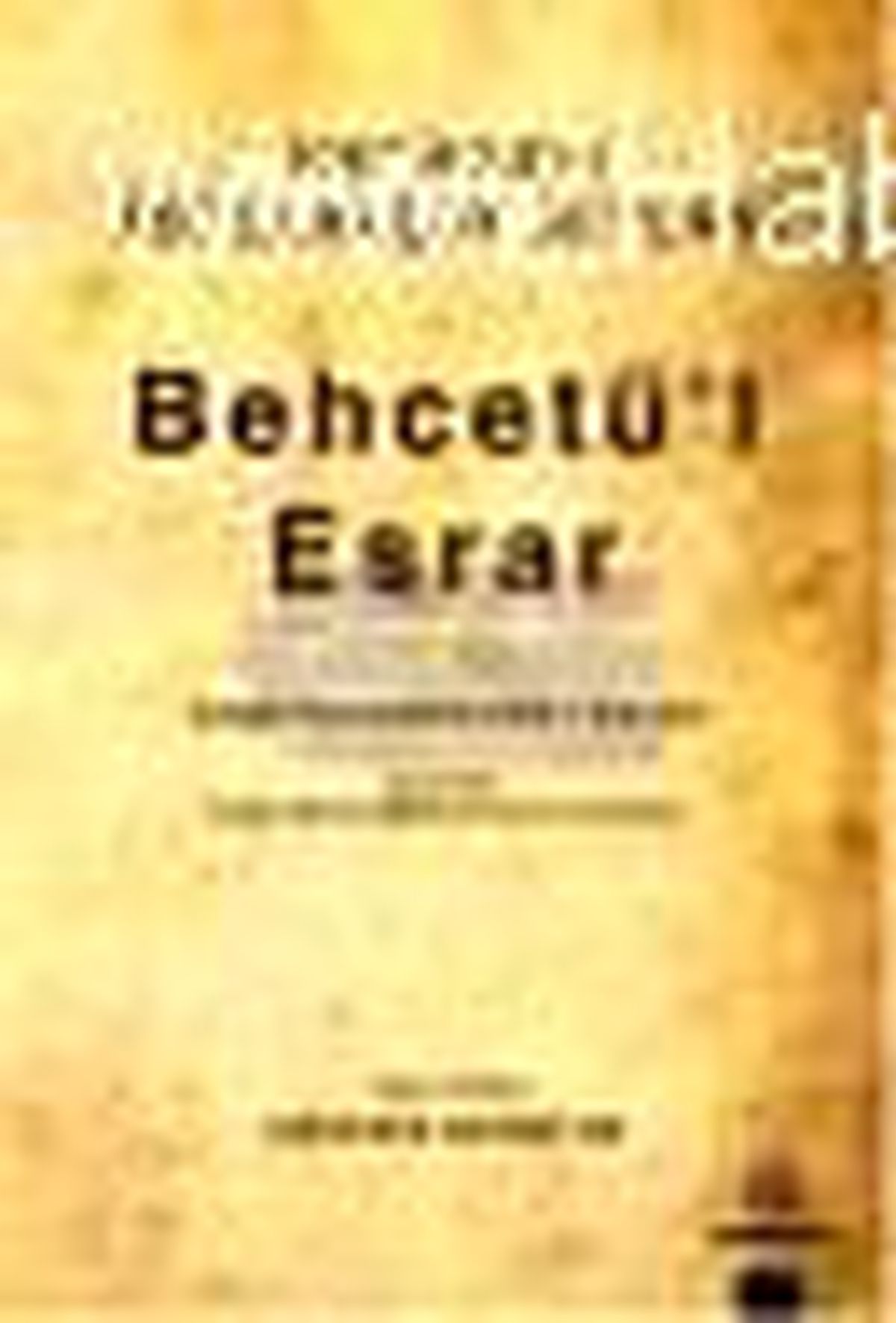 Behcetü'l Esrar Kitabı