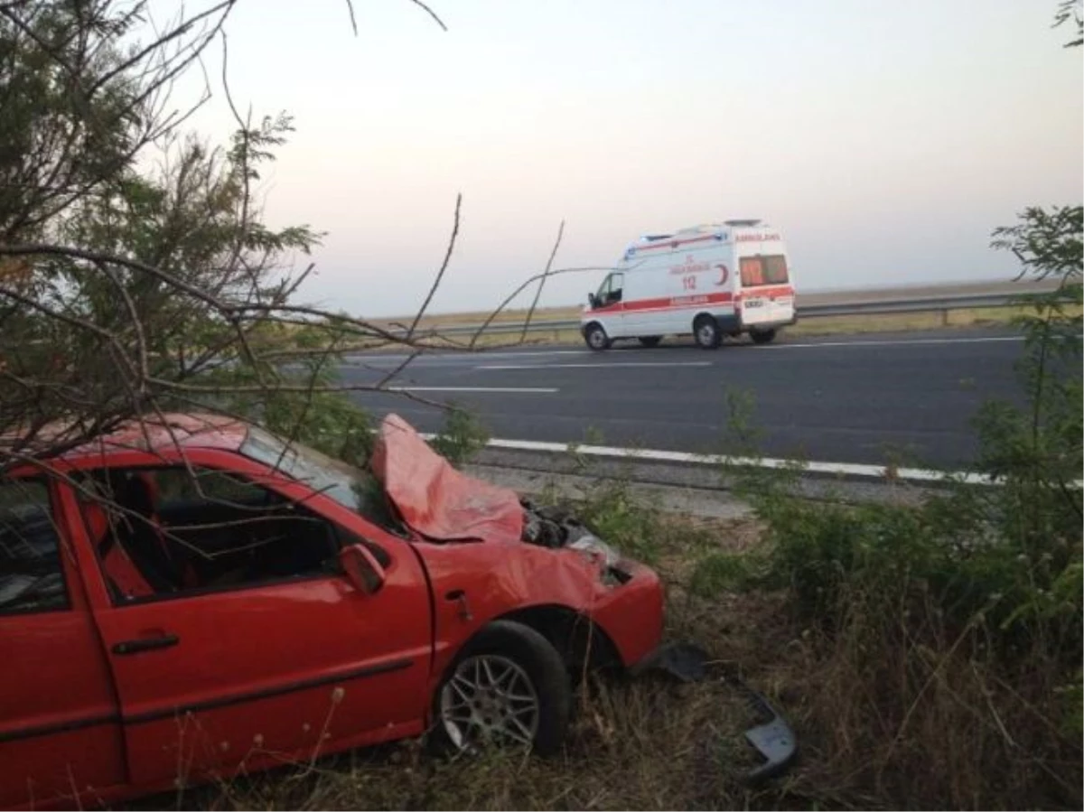 Çorluda Trafik Kazası 4 Yaralı