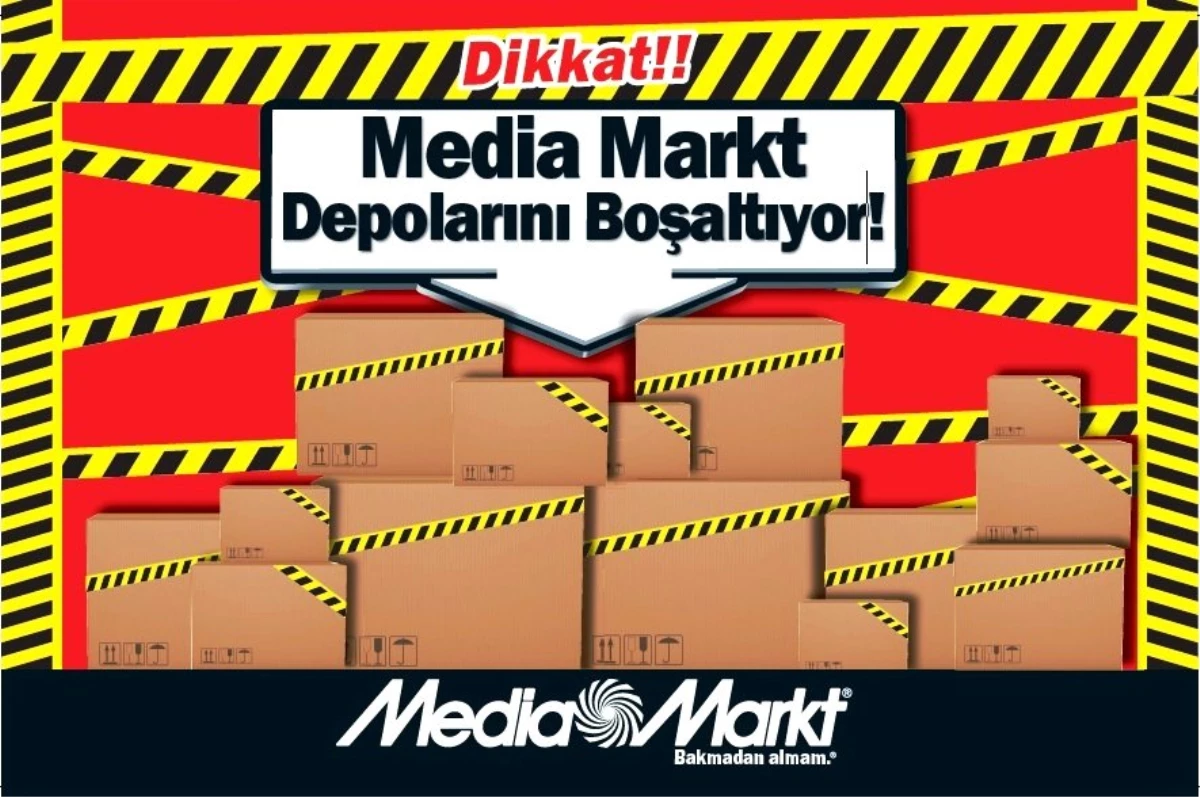 Media Markt Depolarını Boşaltıyor