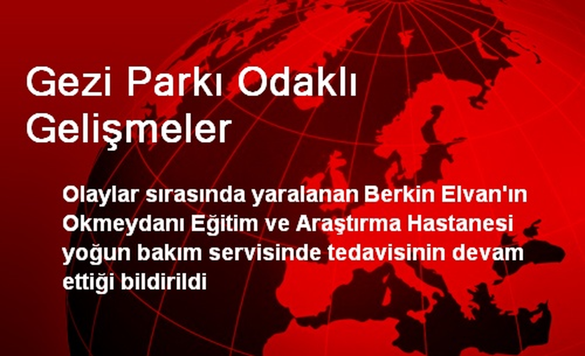 Gezi Parkı Odaklı Gelişmeler