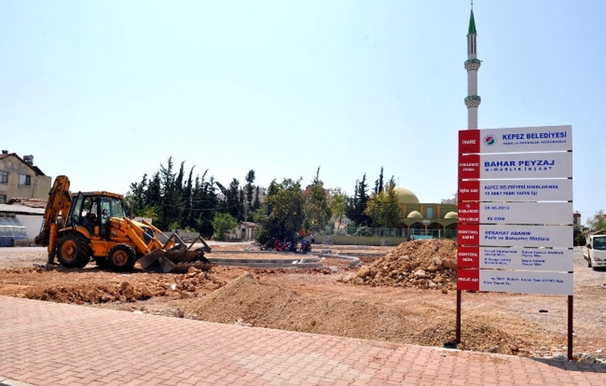Güneş Mahallesi\'ne Üçüncü Park Yapılıyor