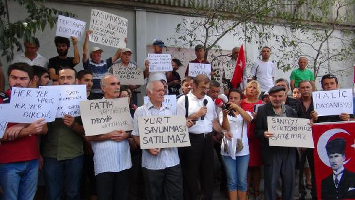 Haliç Dayanışması Bileşenleri \'Haliçport Projesini\' Protesto Etti