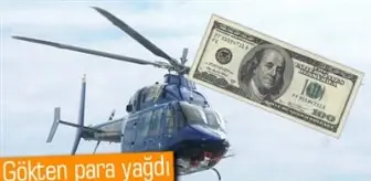 Helikopterden Para Yağdırdı, 2 Kişi Yaralandı