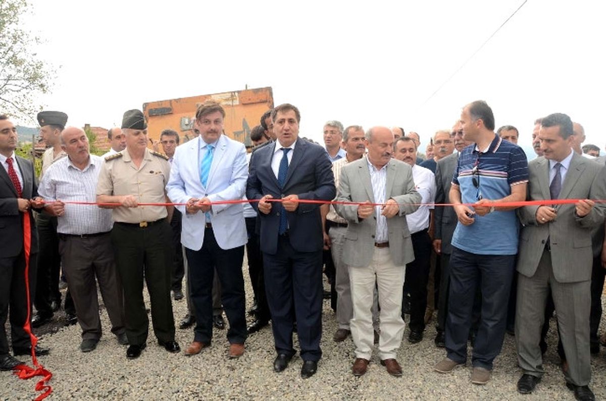 Karabük\'te Asfalt Açılışı