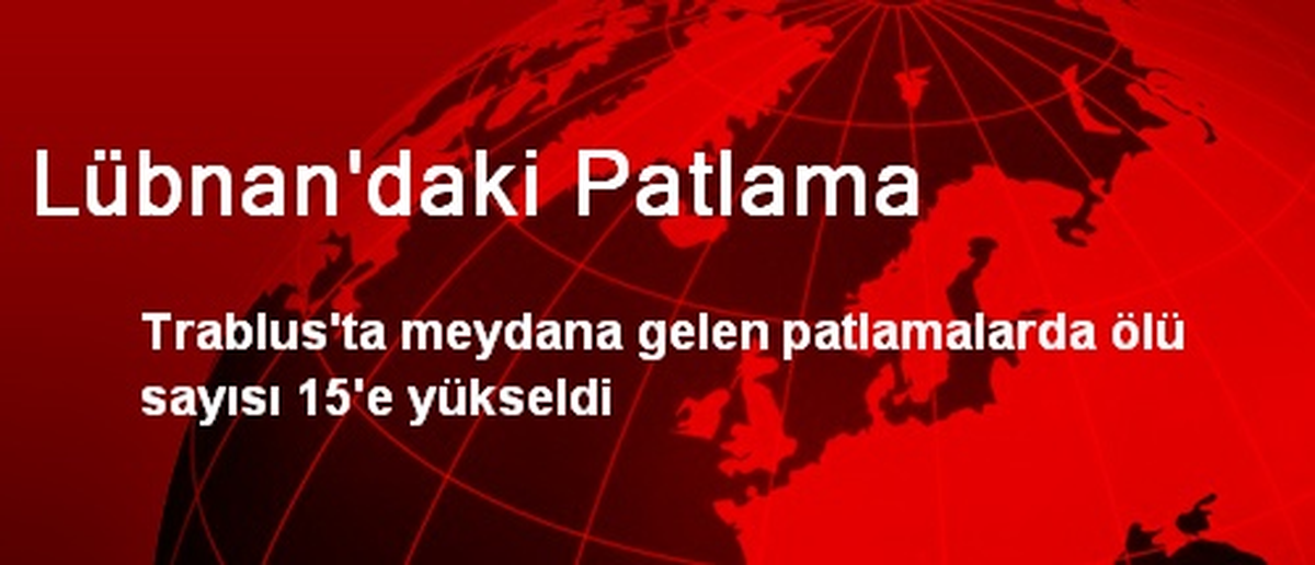 Lübnan\'daki Patlama