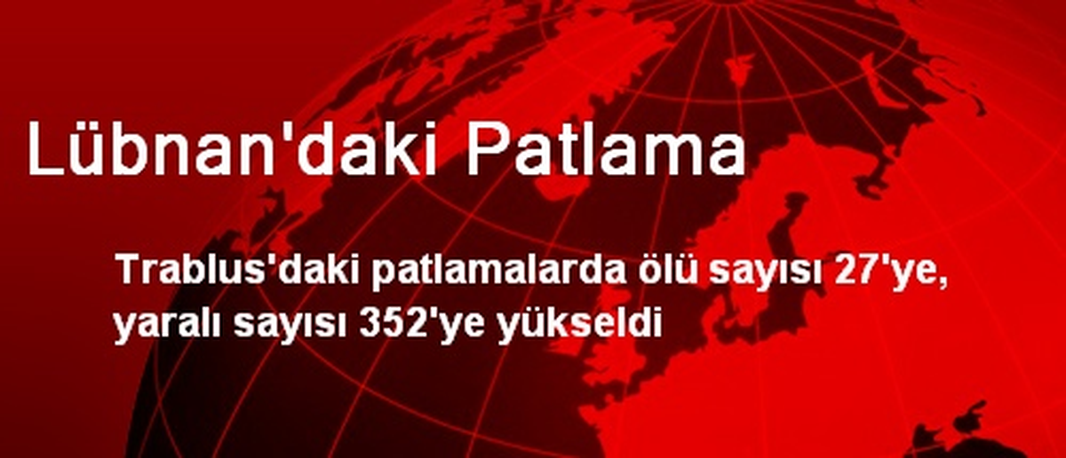 Lübnan\'daki Patlama
