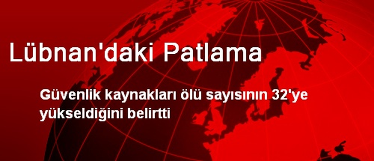 Lübnan\'daki Patlama