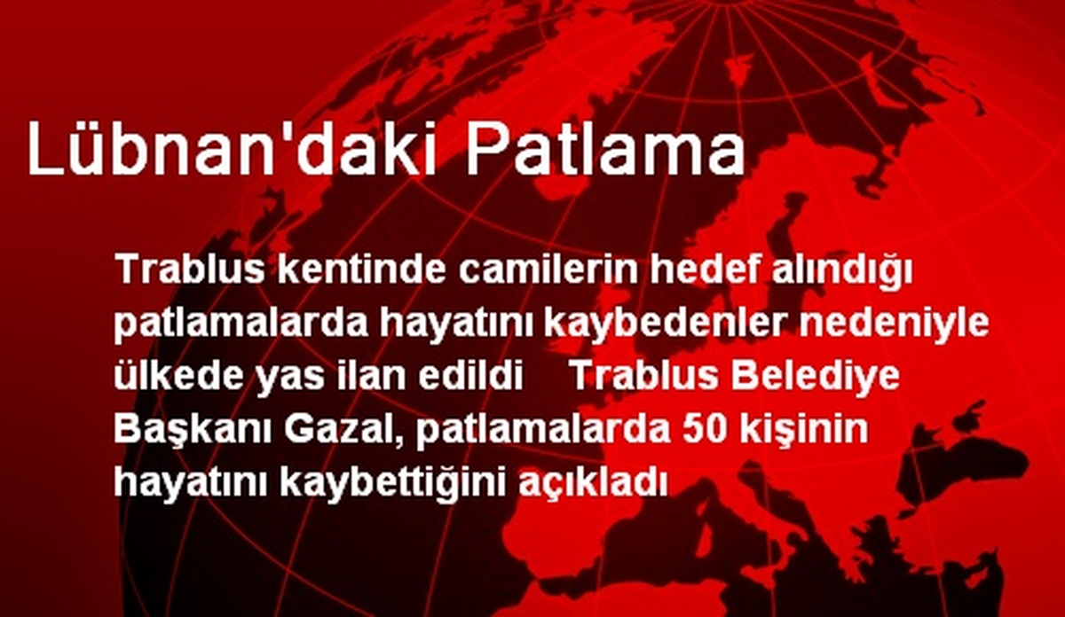 Lübnan\'daki Patlama