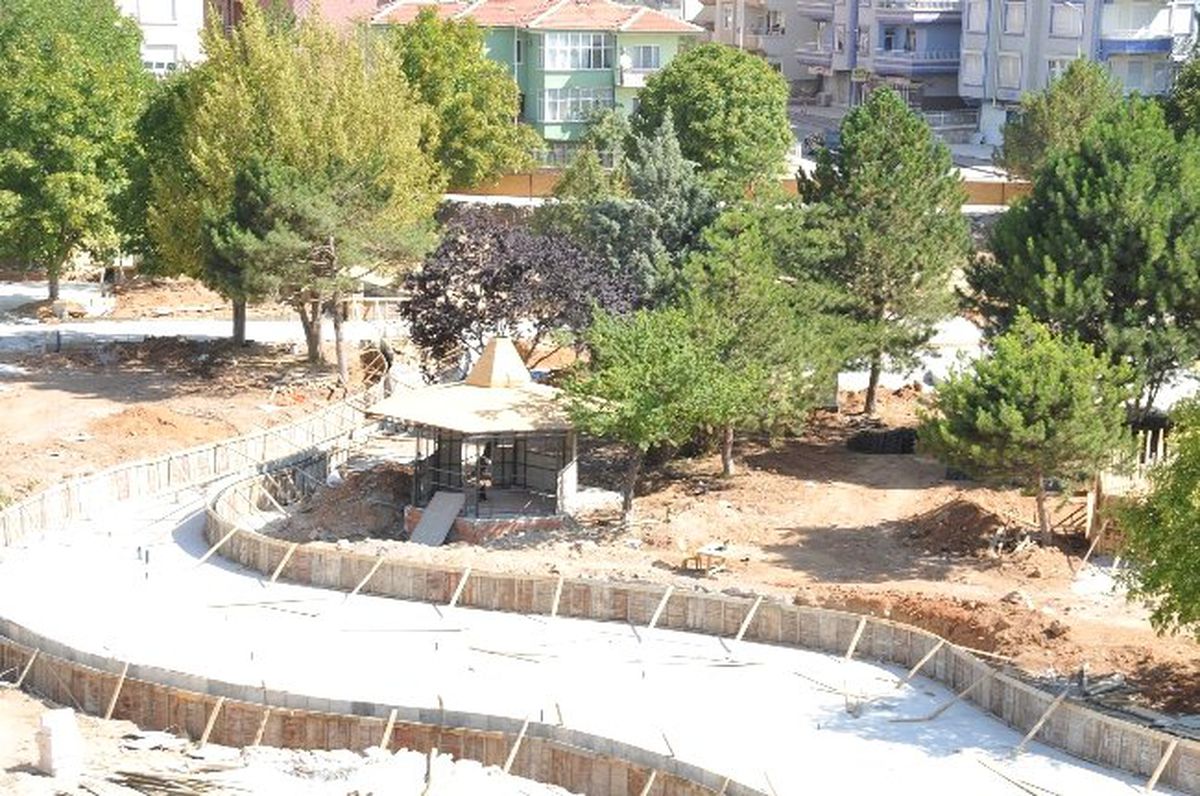 Masal Parkı Gözle Görülür Hale Geldi