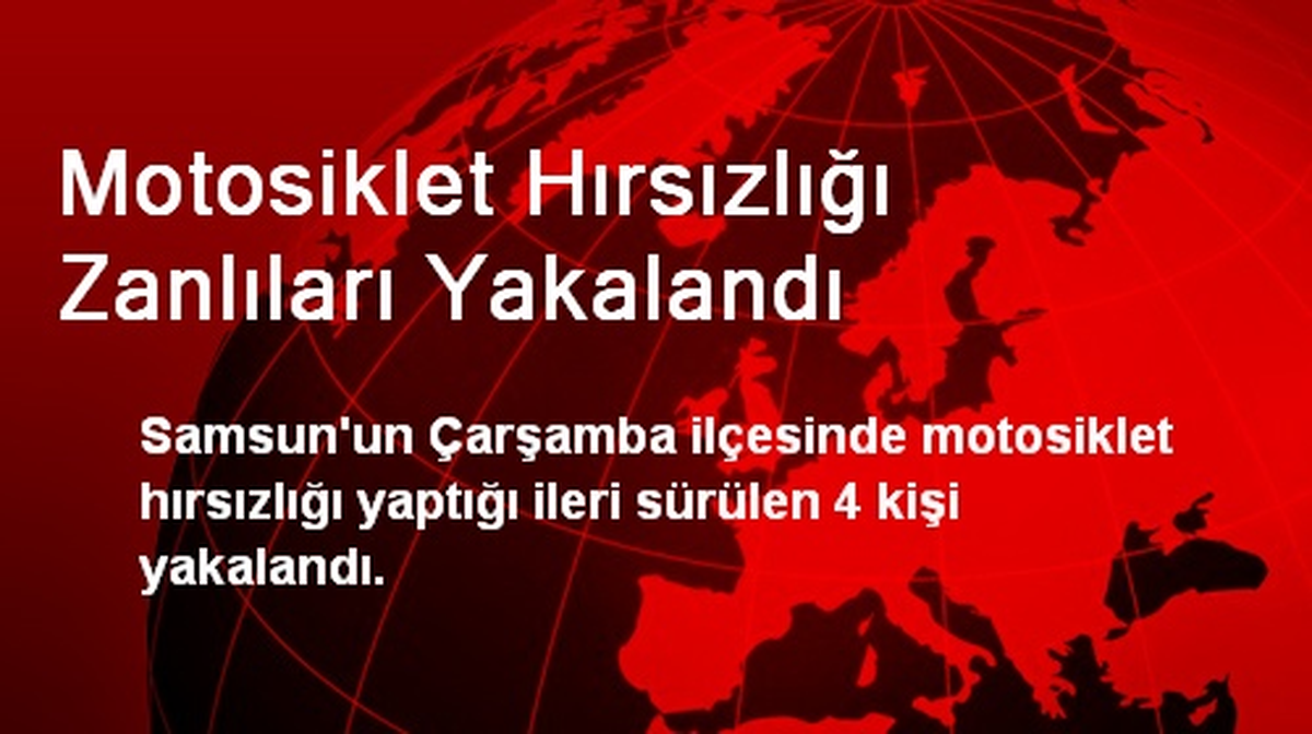 Motosiklet Hırsızlığı Zanlıları Yakalandı