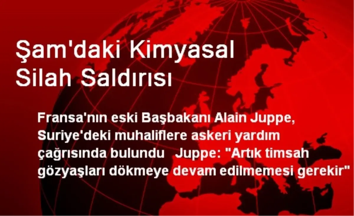 Şam\'daki Kimyasal Silah Saldırısı