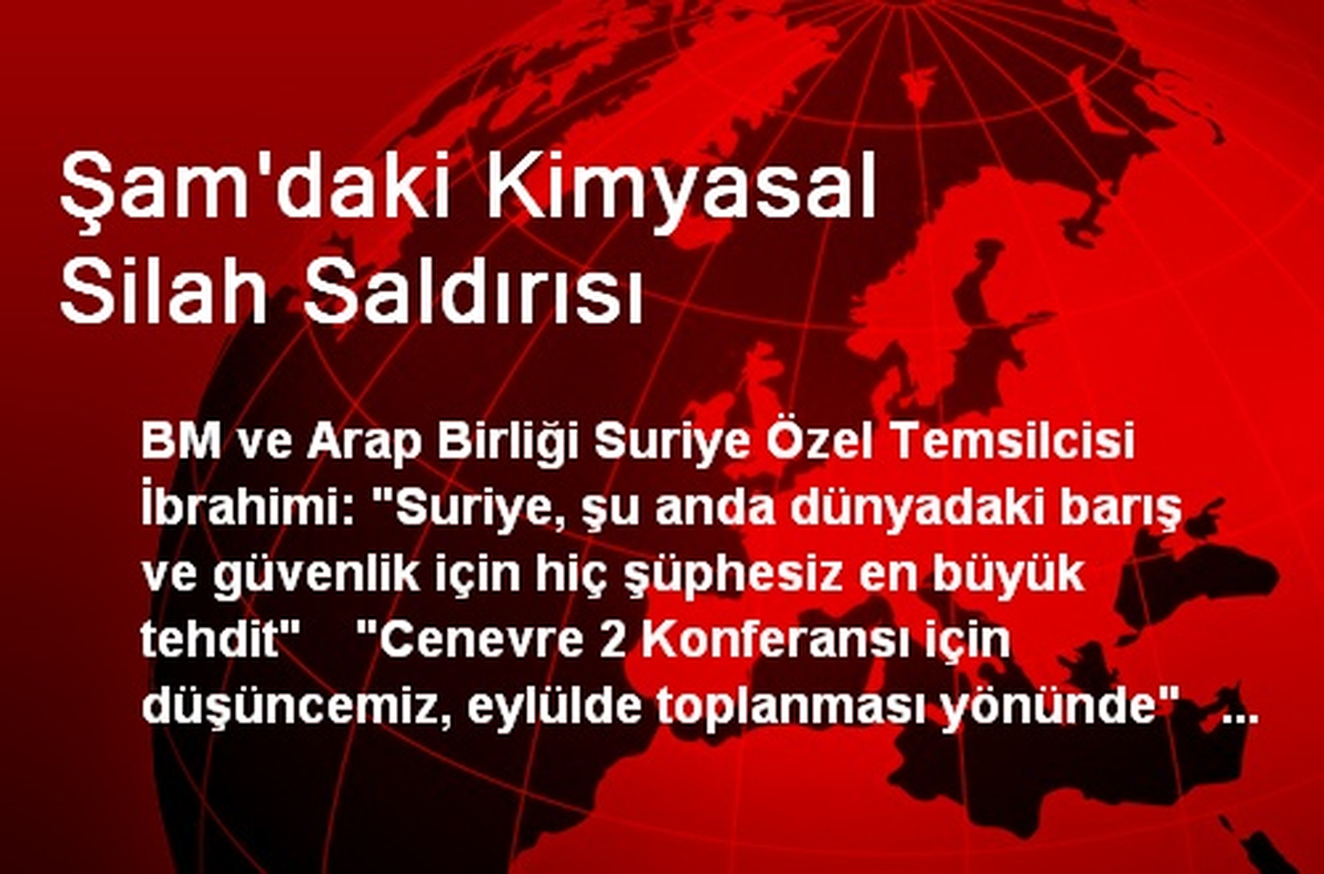 BM Temsilcisi: Suriye Dünya İçin En Büyük Tehdit