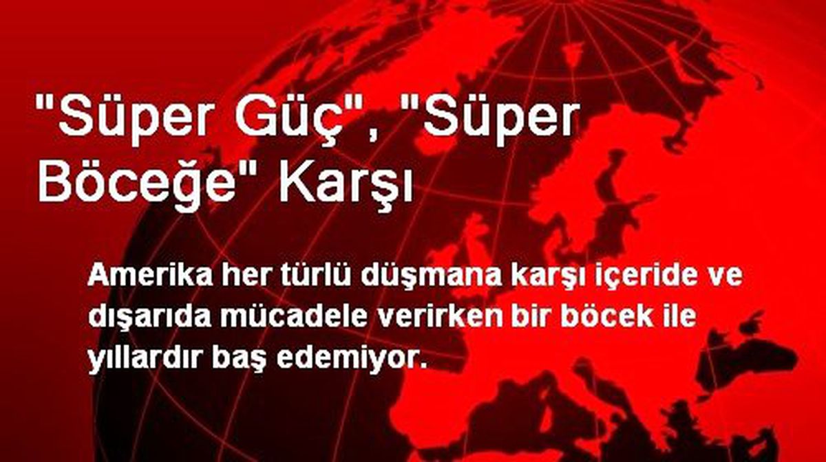 "Süper Güç", "Süper Böceğe" Karşı
