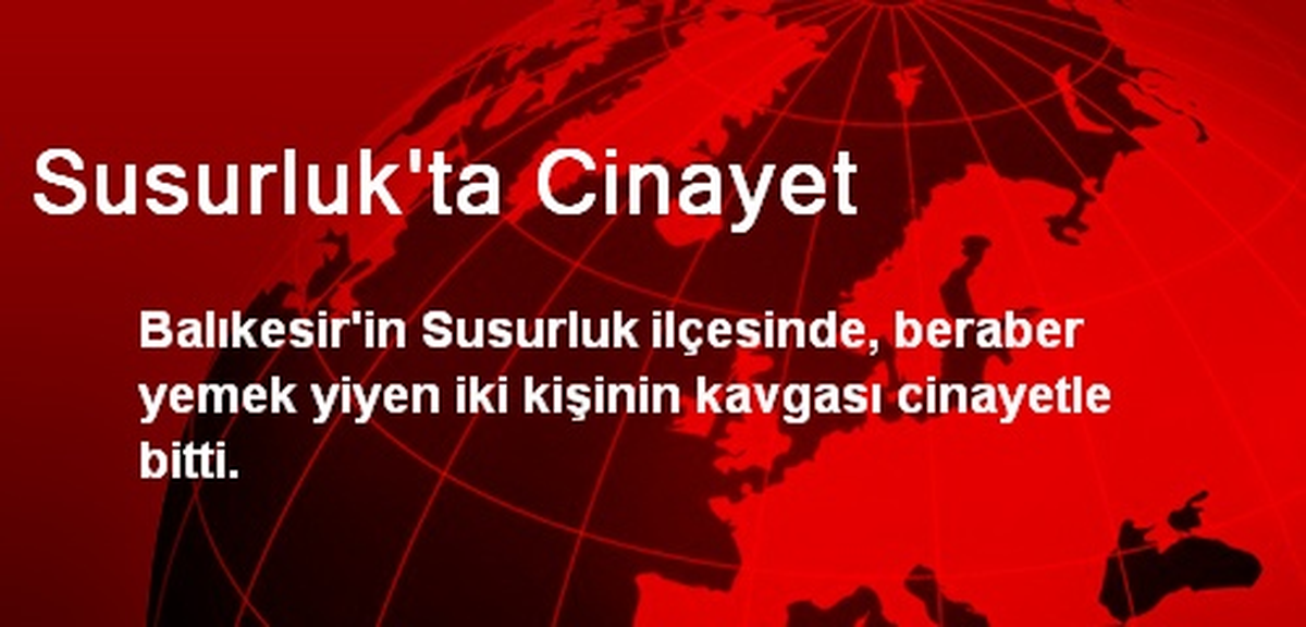 Susurluk\'ta Cinayet