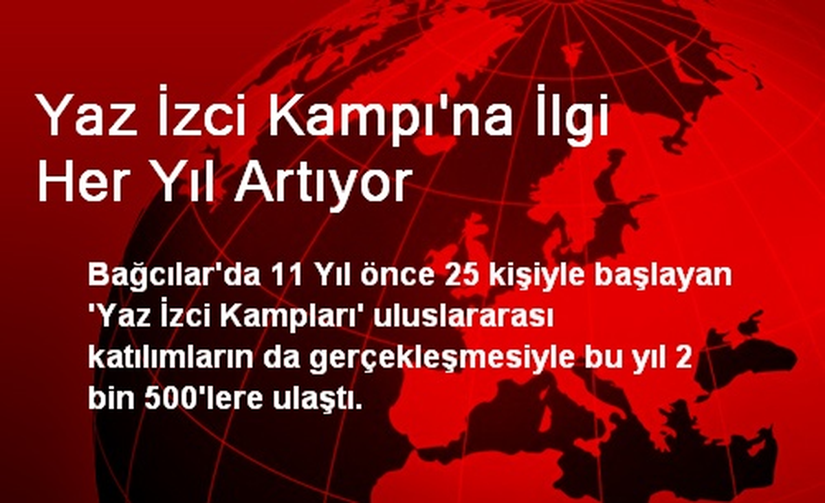 Yaz İzci Kampı\'na İlgi Her Yıl Artıyor