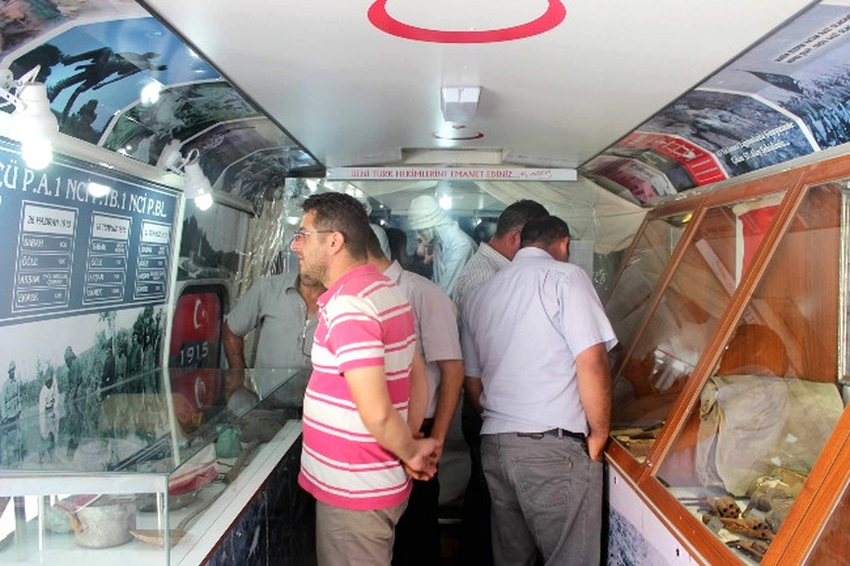 Çanakkale Savaşı Gezici Otobüsü Beyşehir\'e de Uğradı