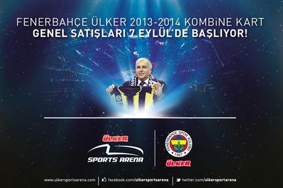 Fenerbahçe Ülker\'de Kombine Genel Satışları 7 Eylül\'de Başlıyor