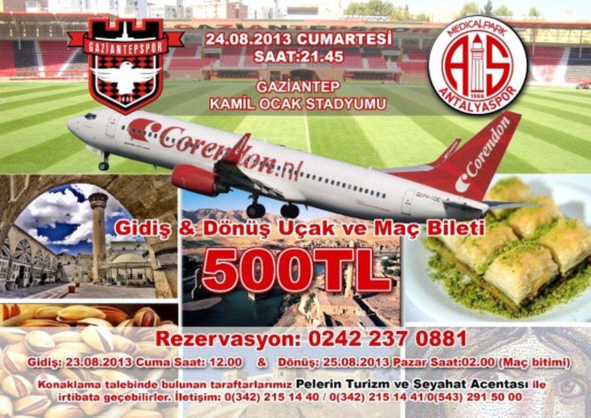 Gaziantep\'e Özel Uçak