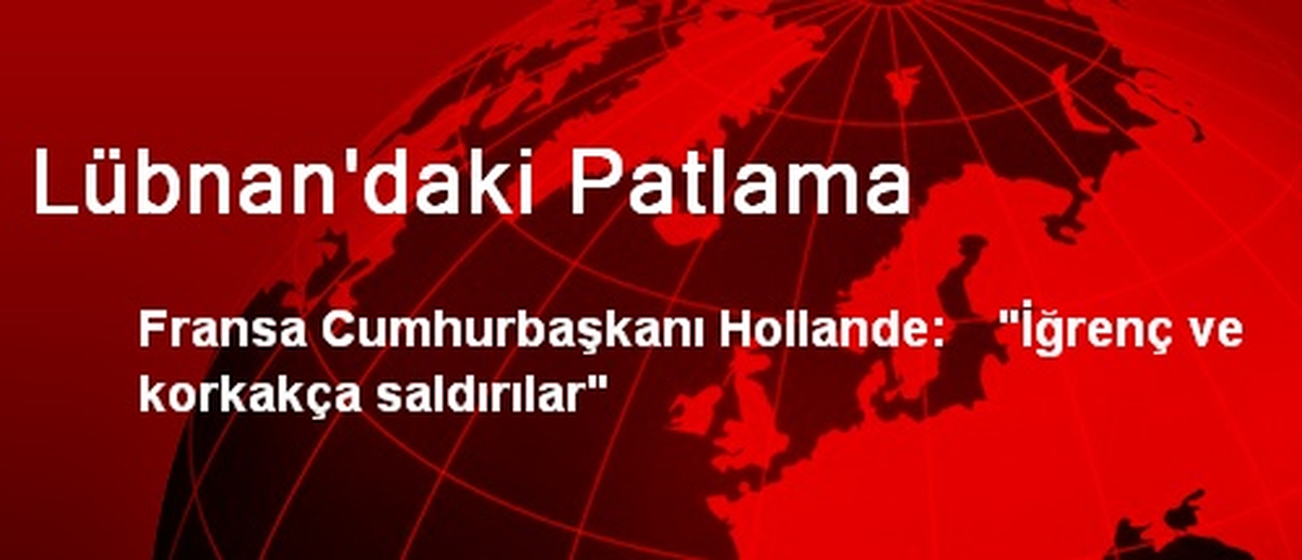 Lübnan\'daki Patlama
