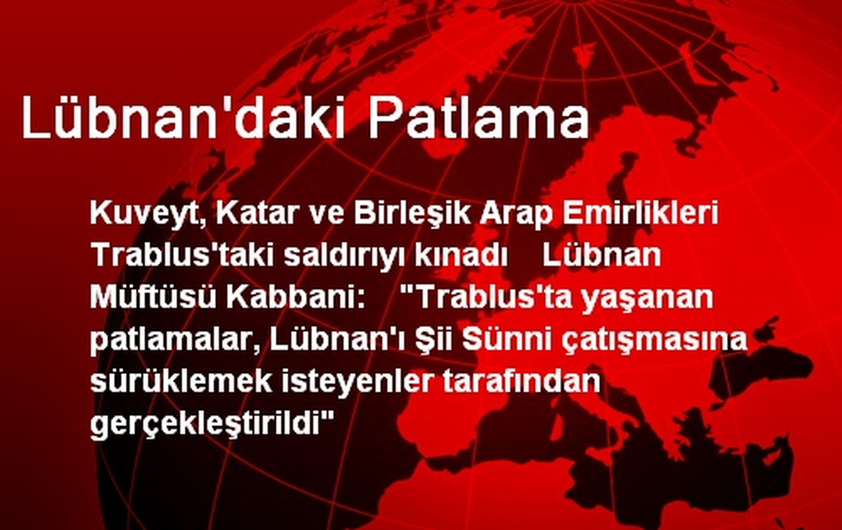 "Lübnan\'da Fitne Ateşi Yakılmaya Çalışılıyor"