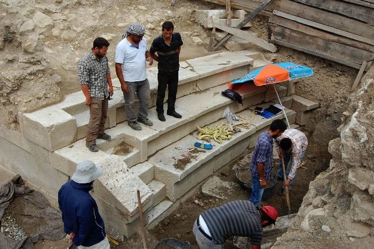 Pompeiopolis Antik Kenti\'nde Yazıt Bulundu