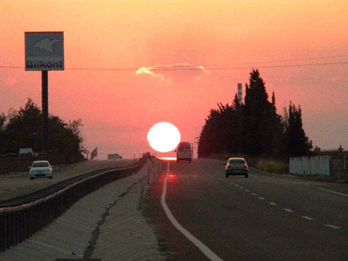 Tekirdağ'da Seyirlik Gün Batımı