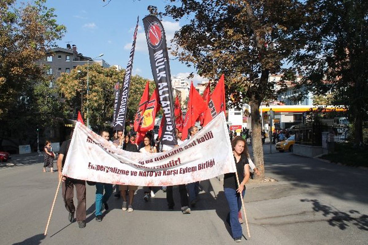 ABD Büyükelçiği Önünde Mısır Eylemi