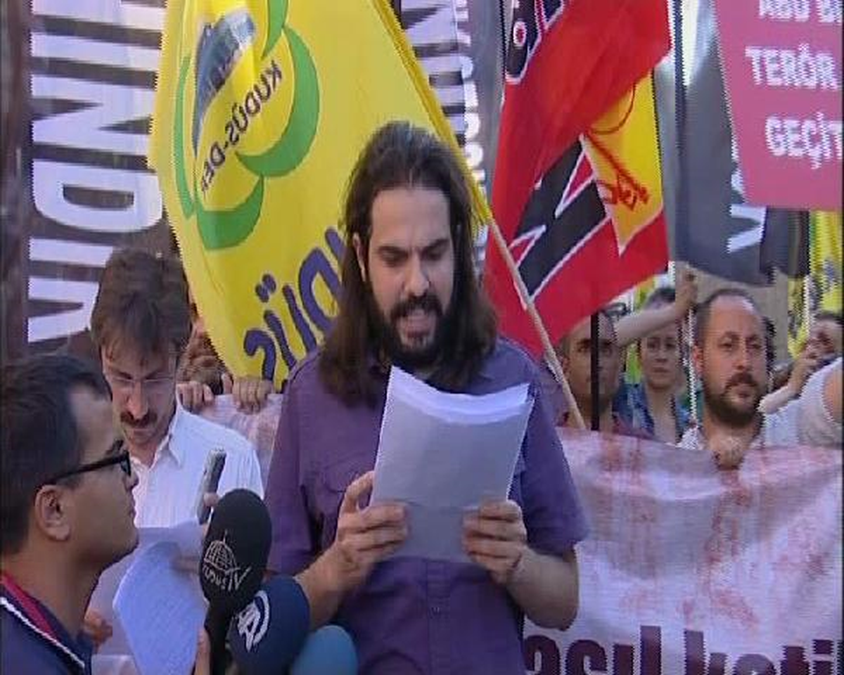 ABD Konsolosluğu Önünde Protesto