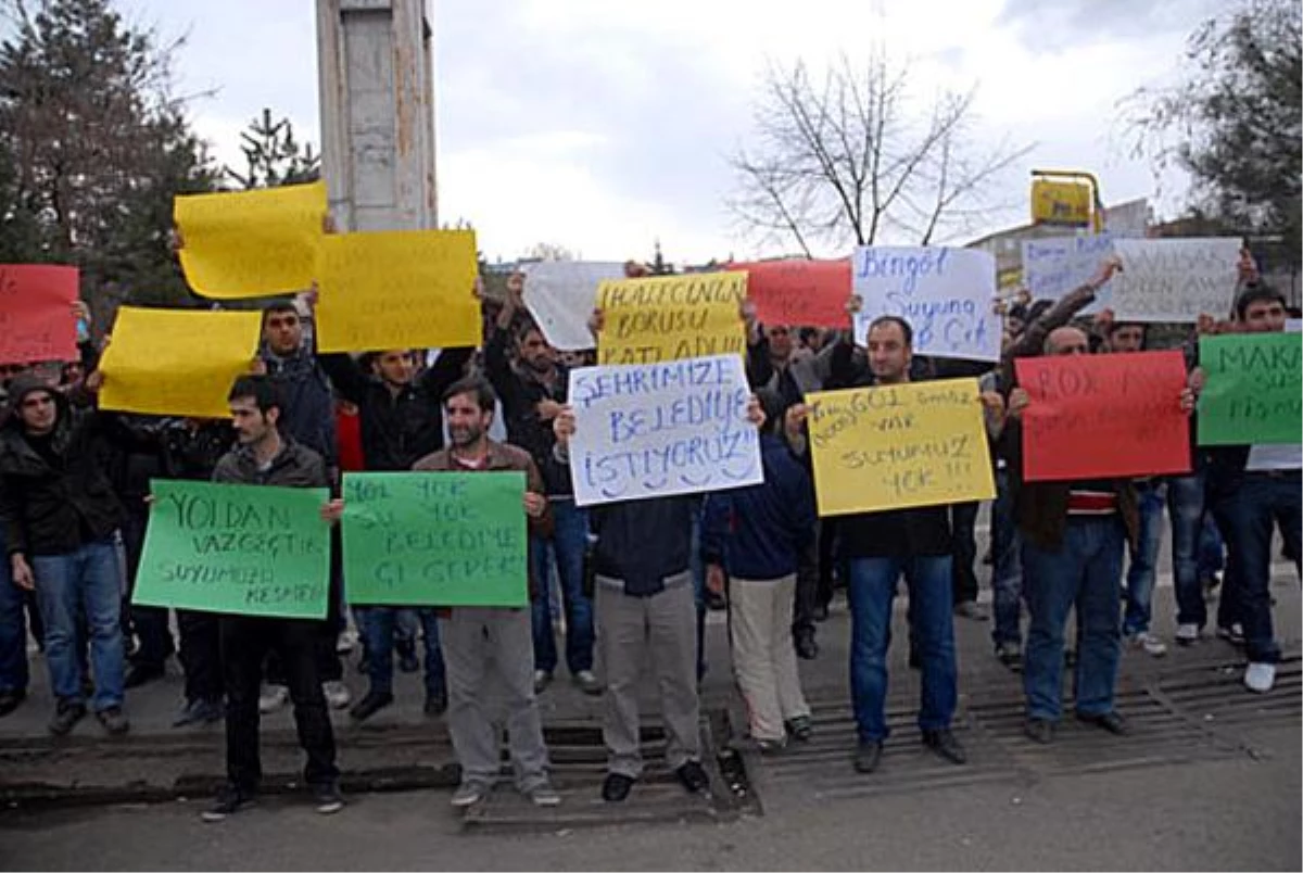 Bingöl\'de Su Protestosunda 10 Sanığa Dava