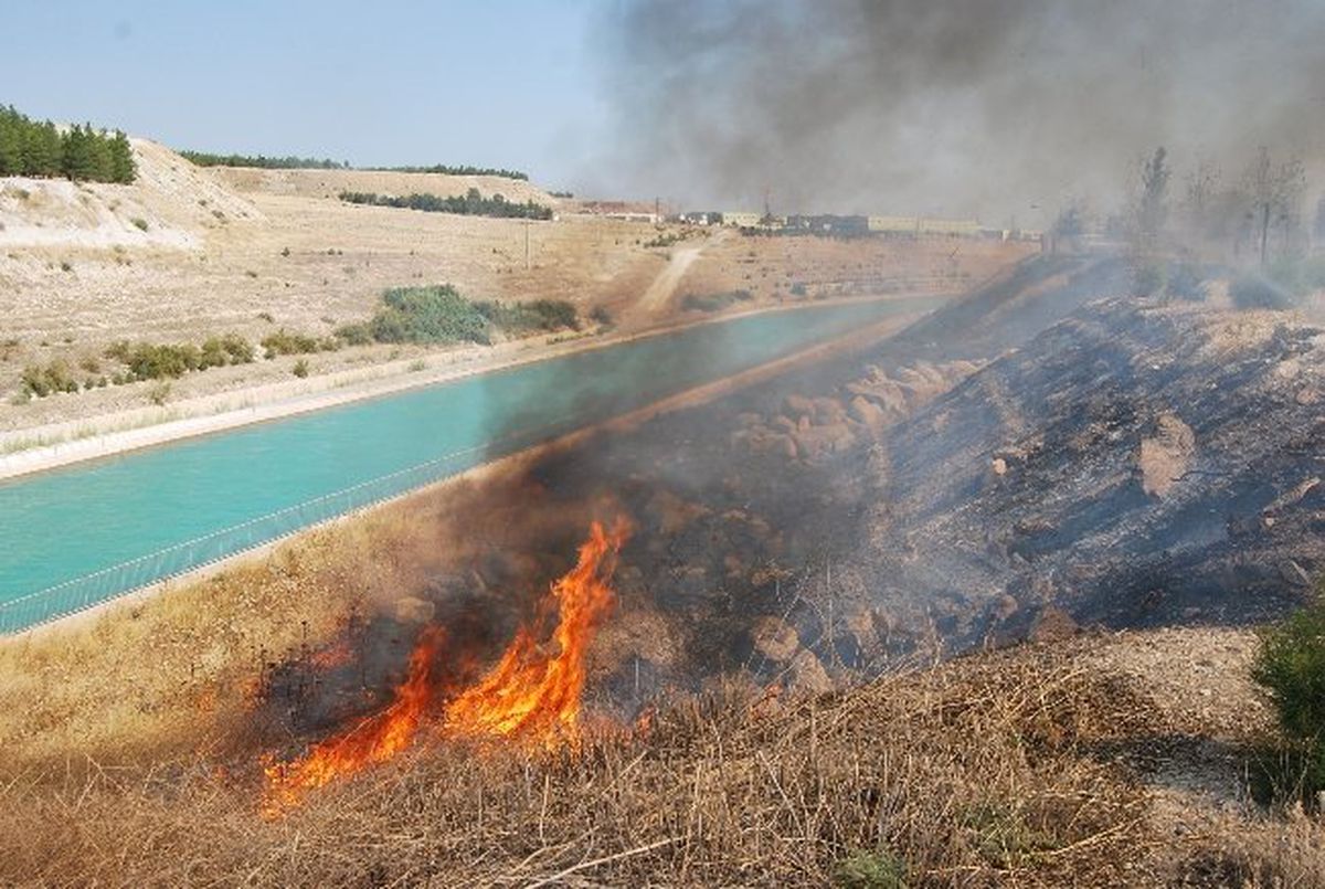 Şanlıurfa\'da Yangın