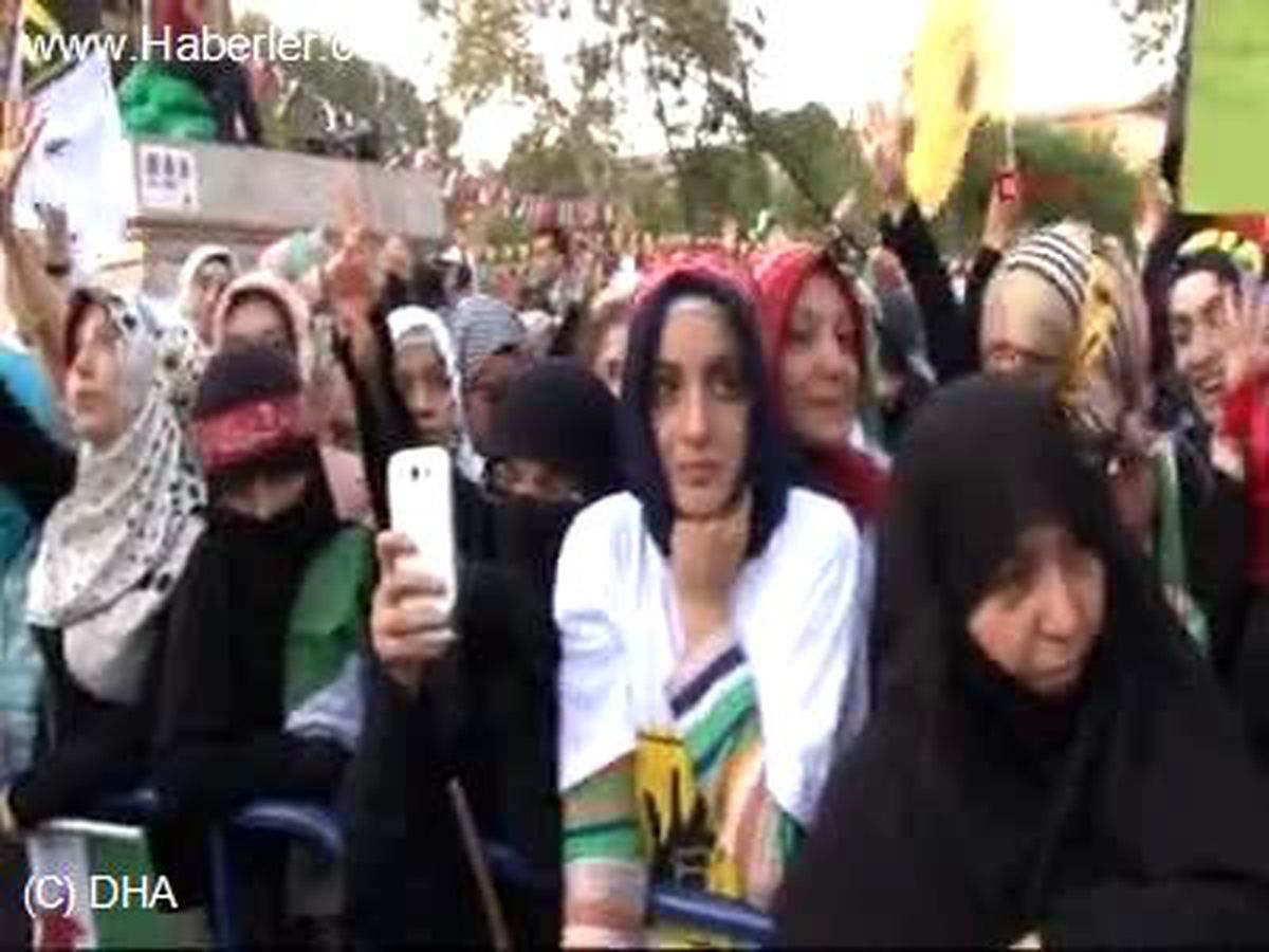 Saraçhane Parkı\'nda Mısır Protestosu...