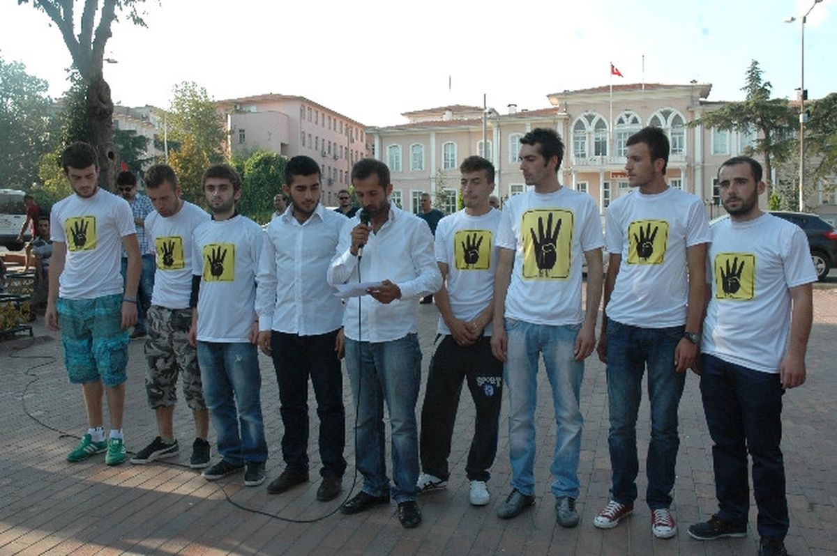 Tekirdağ\'da Mısır Protestosu