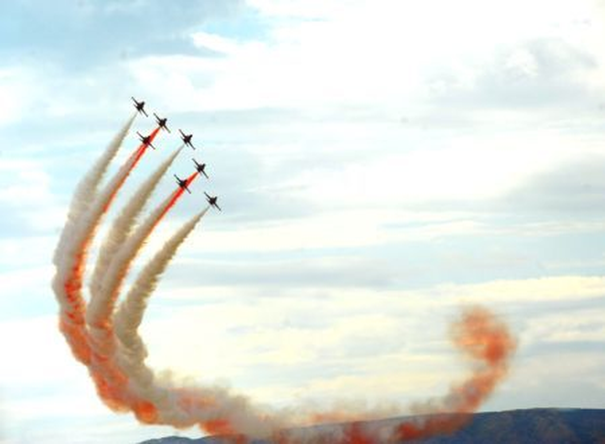 Türk Yıldızları Çorum semalarında
