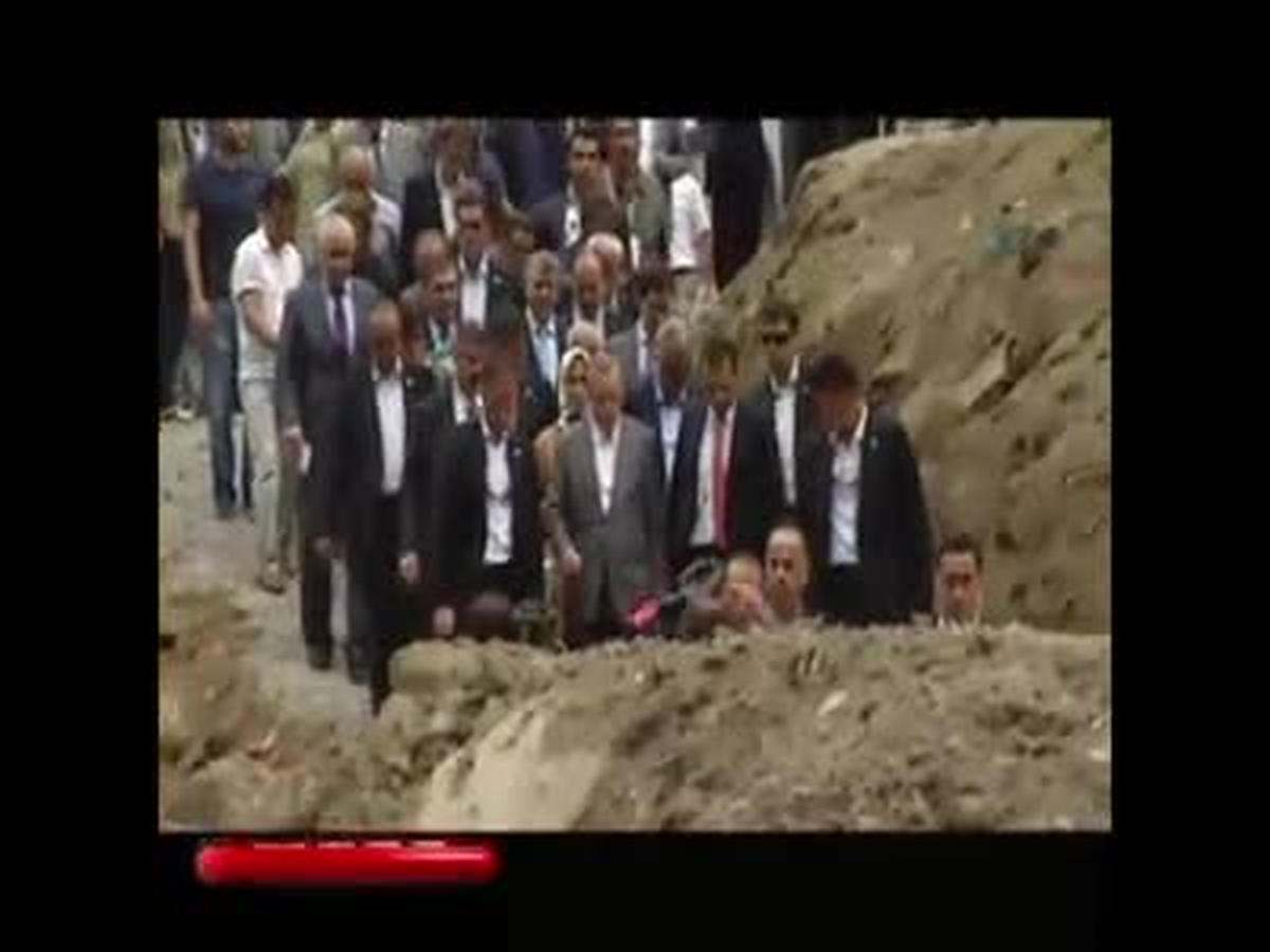 Başbakan Erdoğan Dereye Balık Bıraktı